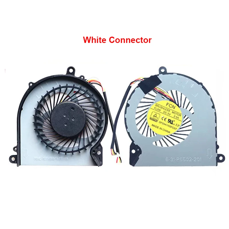 New Genuine Laptop Cooler CPU GPU Cooling Fan For Hasee G97E G99E T700 CPA7S04 4 Cables