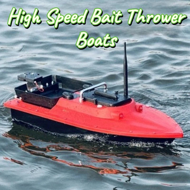 High Power High Speed Bait Thrower Boats Multi-functional Portable Outdoors Lightweight Fishing Bait Boat Tackle Tool Supplies