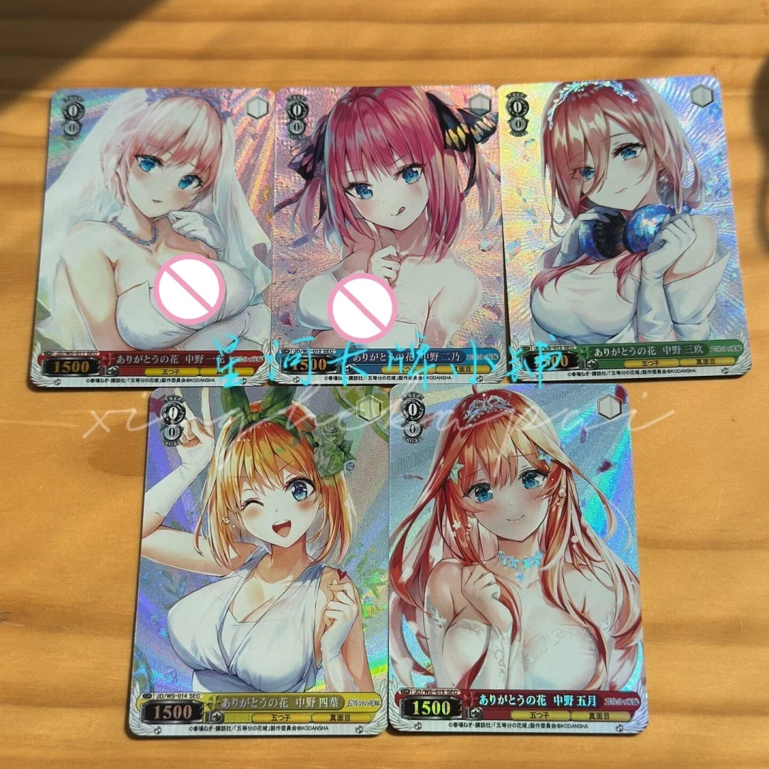 cartao-flash-dobravel-63x88mm-the-quintessential-quintuplets-ichika-nakano-nino-nakano-itsuki-nakano-acg-goddess-anime-game-card