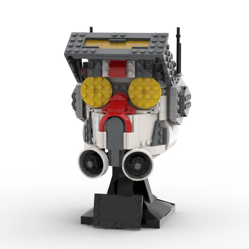 553 elementy MOC Tech Kolekcja Hełmów Sci-Fi Seria Nakryć Głowy DIY Model Klocki Zabawki Urodzinowe Prezent