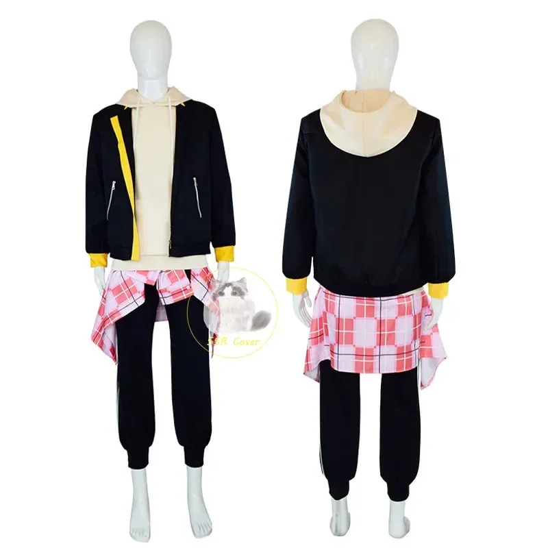 

dd54Game Shinonome Akito Costume Project Sekai Colorful Stage Feat BAD SQUAD Akt Halloween Christmas Party Cosplay for M