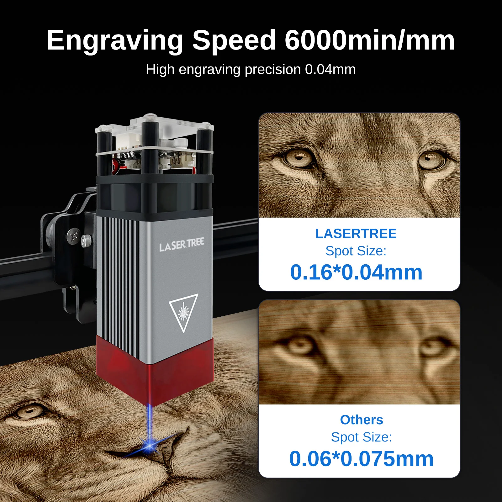 

LASER TREE K1 MINI Portable 5W 3030 CNC Diode Laser Engraver with Eye Protective Glasses Laser Cutting Machine for Wood Acrylic