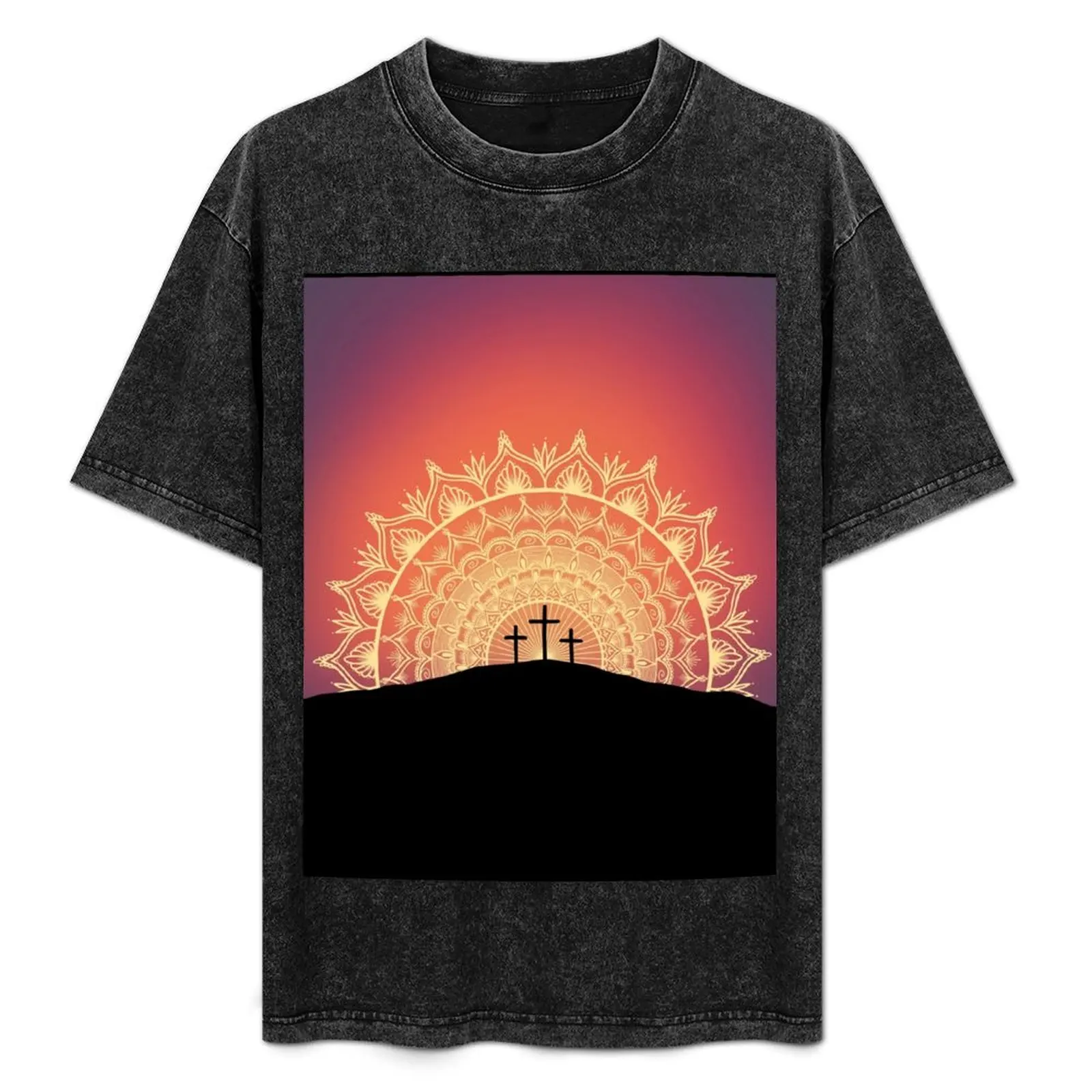 

Calvary Mandala T-Shirt Casual Everyday Wear T-Shirt