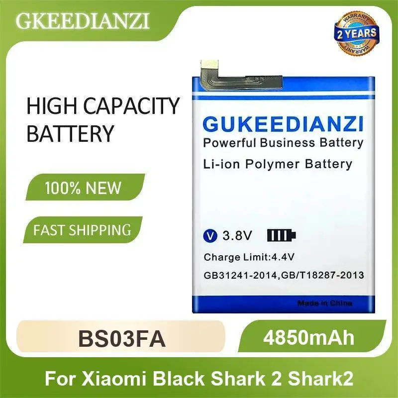 بطارية لشاومي بلاك القرش 2 3 3S 1 ثنائي الشريحة TD-LTE 4 5 Pro SKR-A0 AWM-A0 PAR-A0 KTUS-A0 BS03FA BS08FA BS01FA BS06FA BS10FA