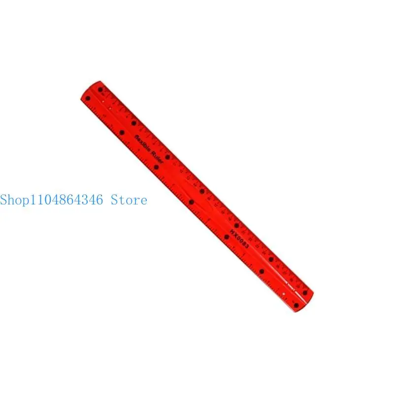 5asd 30cm Righello dritto Righello morbido Righello pieghevole Righello colorato Righello flessibile Strumento disegno per