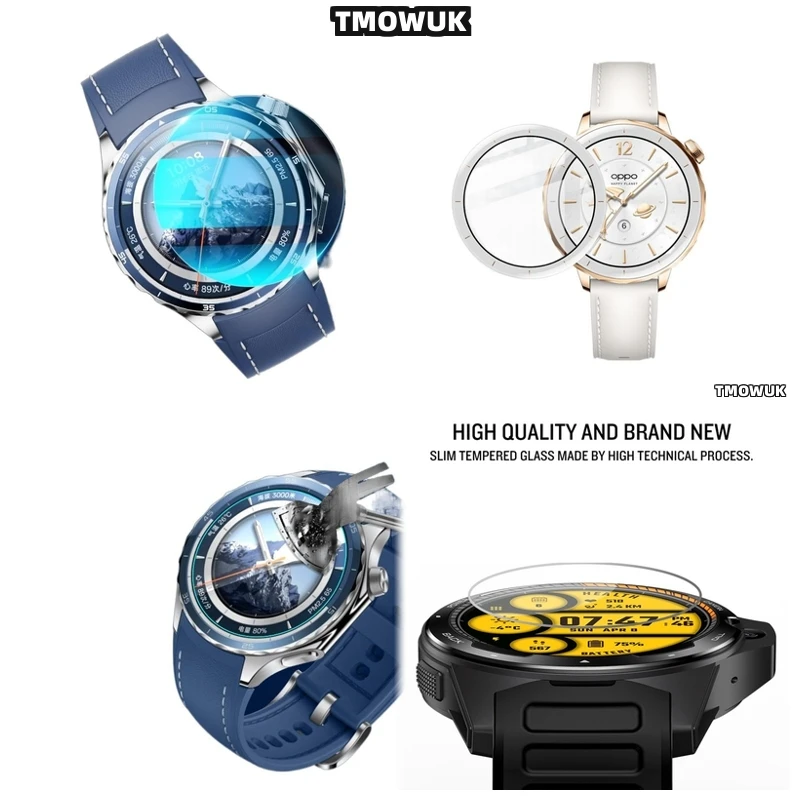 

For OPPO Watch X2 For CMF Watch Pro 2, Ultra-Thin, 9H Hardness, Smooth Feel Tempered Glass.
