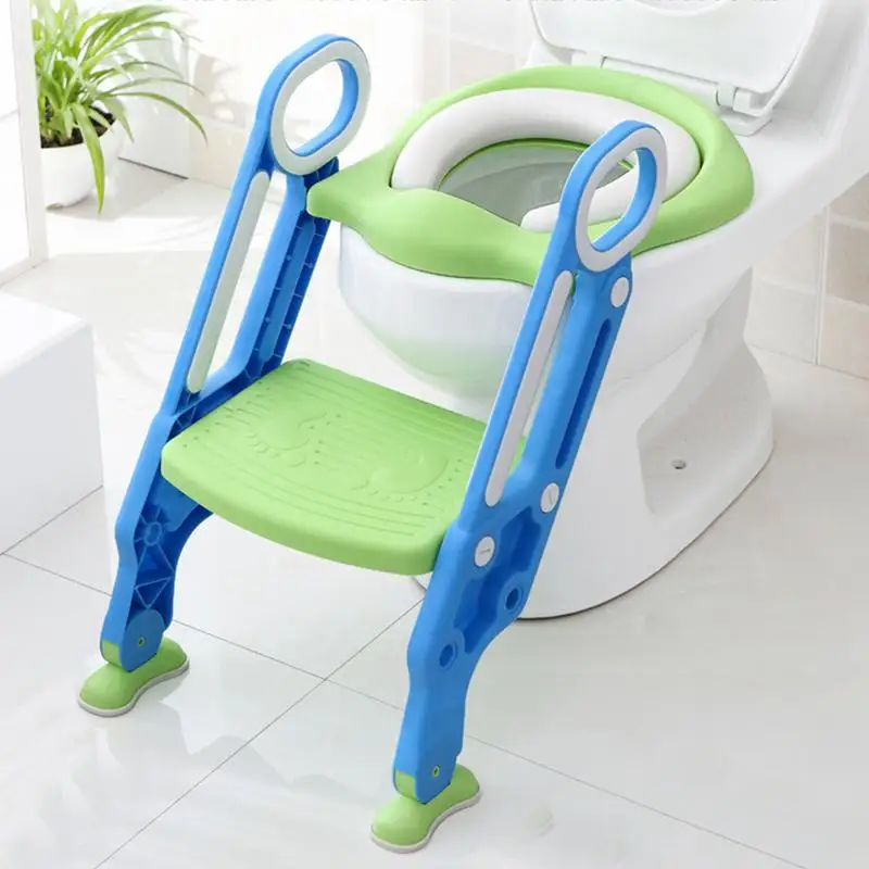 Stepped Children\'s Toilet Foldable Foot Stool Multifunctional Toilet Boy Girl Baby Toilet Training Potty Ladder For Kids