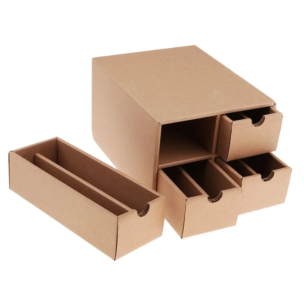 Carton Paint Bottle Storage Box Organizer Drawer Hardware 9 X 7 X 6 Inch