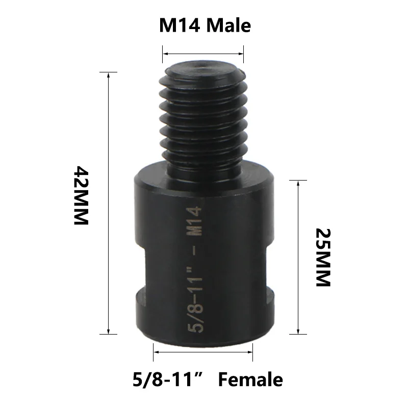 アングル グラインダー アダプター M10 M14 5/8-11 インチ スレッド インターフェイス コネクタ コンバーター アダプター アングル グラインダー アクセサリー 延長ツール