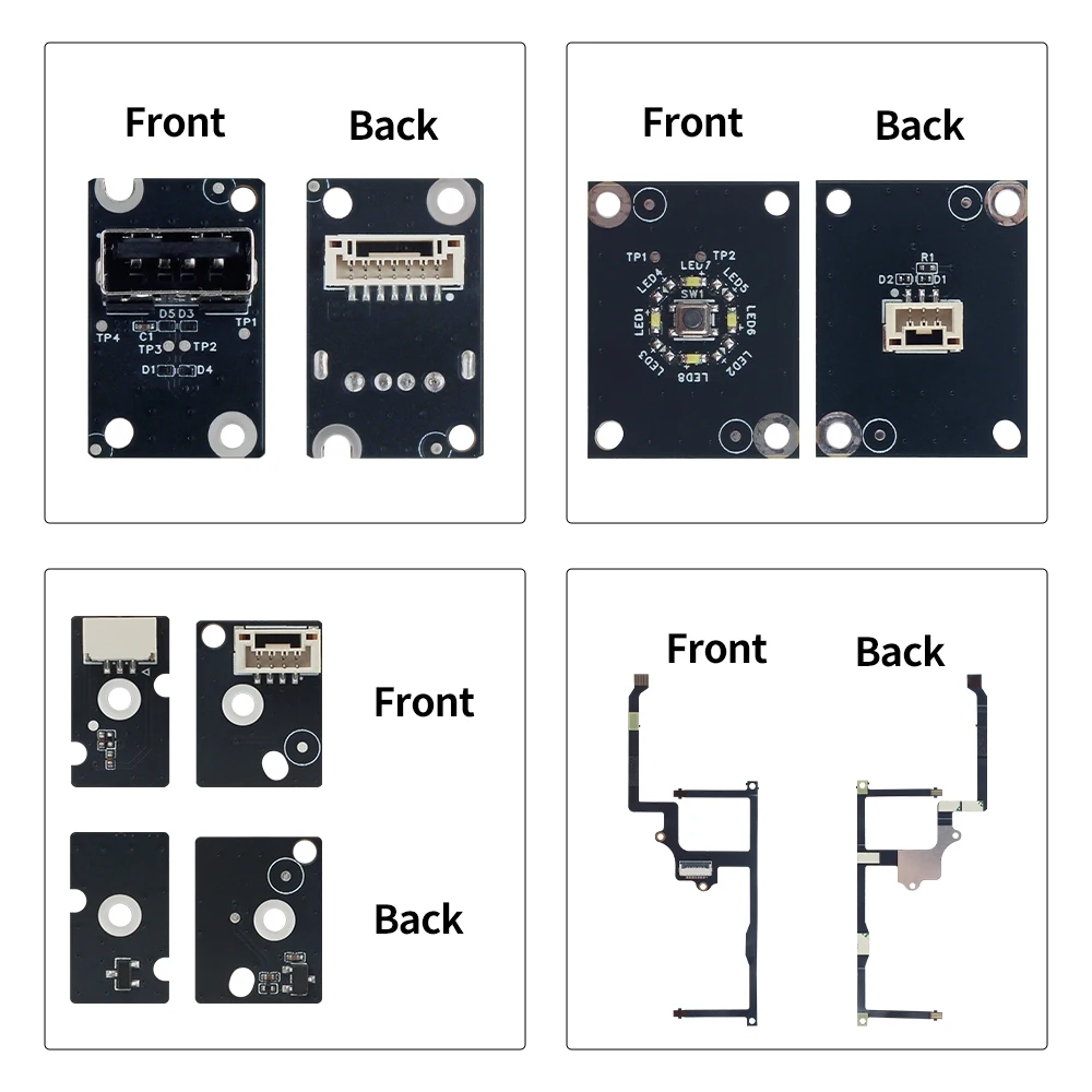Toaiot Start/Pause Button Hall Effect Sensor Toolhead Sensor FPC Cable USB Port Board For Bambu Lab H2D