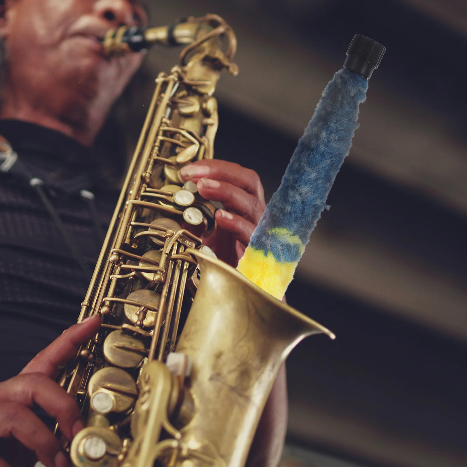 

Sax Cleaning Brush Portable Saver Nylon Clarinet Care Kit for Soprano Sax Maintain Tool Musical Instruments Accessories