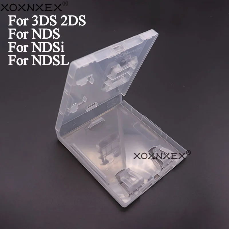 

XOXNXEX 10pcs Game Card Cartridge Plastic Shell Protective Box Clear Case For Nintend DS NDS For NDSL NDSi 3DS 2DS