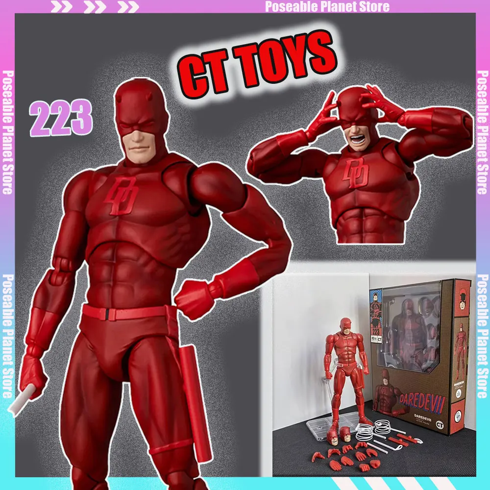 

Ct Toys Daredevil Mafex 223 Comic Version Figure SHF Anime Figure Figurine Statue Model Custom Collection Gifts Toys
