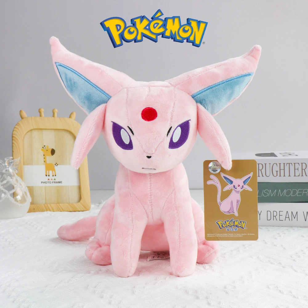 

Original Pokemon Espeon Plush Toys Eevee Jolteon Leafeon Glaceon Anime Soft Stuffed Cute Cartoon Dolls Christmas Halloween Gifts