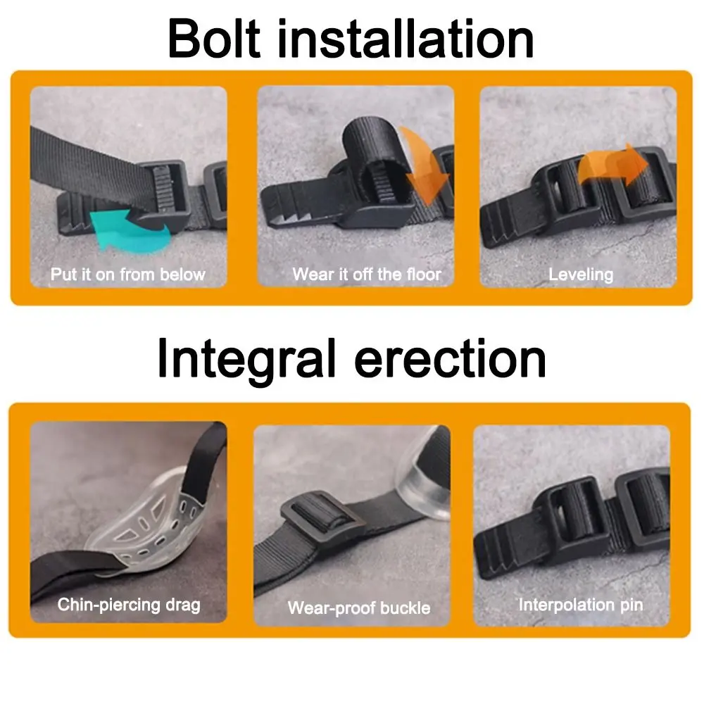 Plastic Motorcycle Helmet Lock Buckle Adjustable Quick Release Motorcycle Helmet Clip Helmet Fixing Buckles