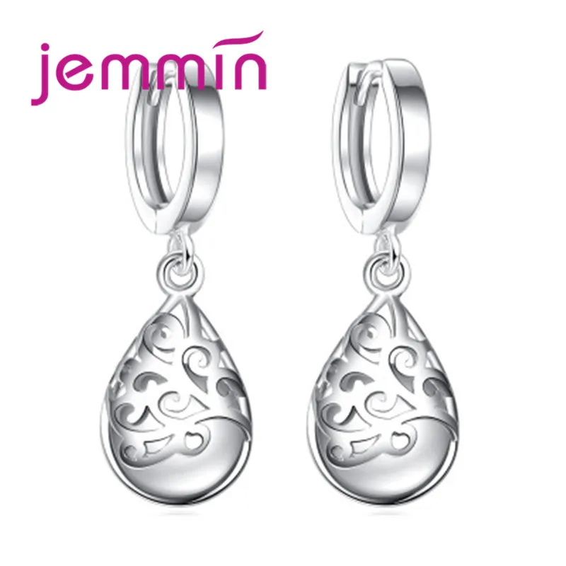 Brand Real 925 Sterling Silver Moonlight Opal Tears Totem Drop Earrings oorbellen For Femmes Valentines Day Gift
