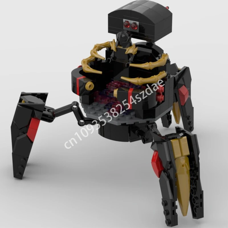 

276 шт. MOC Overlord Golden Master Mech, строительные блоки, рождественская игрушка, подарок для детей, сделай сам, творчество, строительство, конструкция