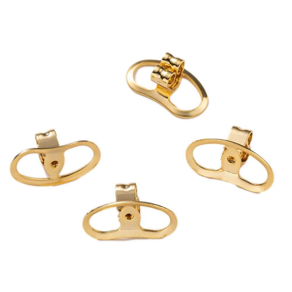 4Pcs Earring Backs Replacements for Big Earring Ear Studs Pierced Earring Backings Lifters Safety Stopper For Jewelry Accessorie