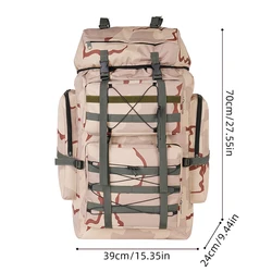 Mochila táctica gran capacidad para senderismo, montañismo y escalada
