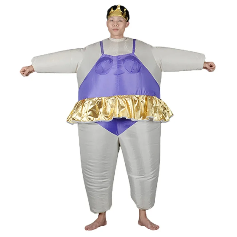 Sumo Inflatable Costume  Birthday Party For Man Women Kid Adult Halloween Cosplay Funny Suit with hat