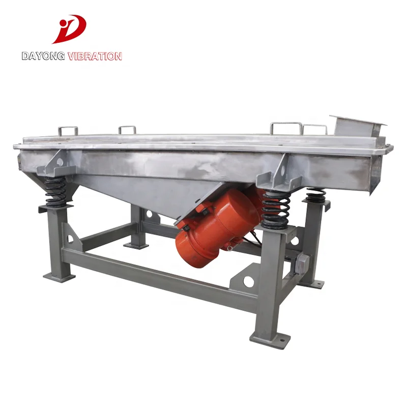 Сито/сепаратор линейной вибрации с вибрационным двигателем ITALVIBRAS