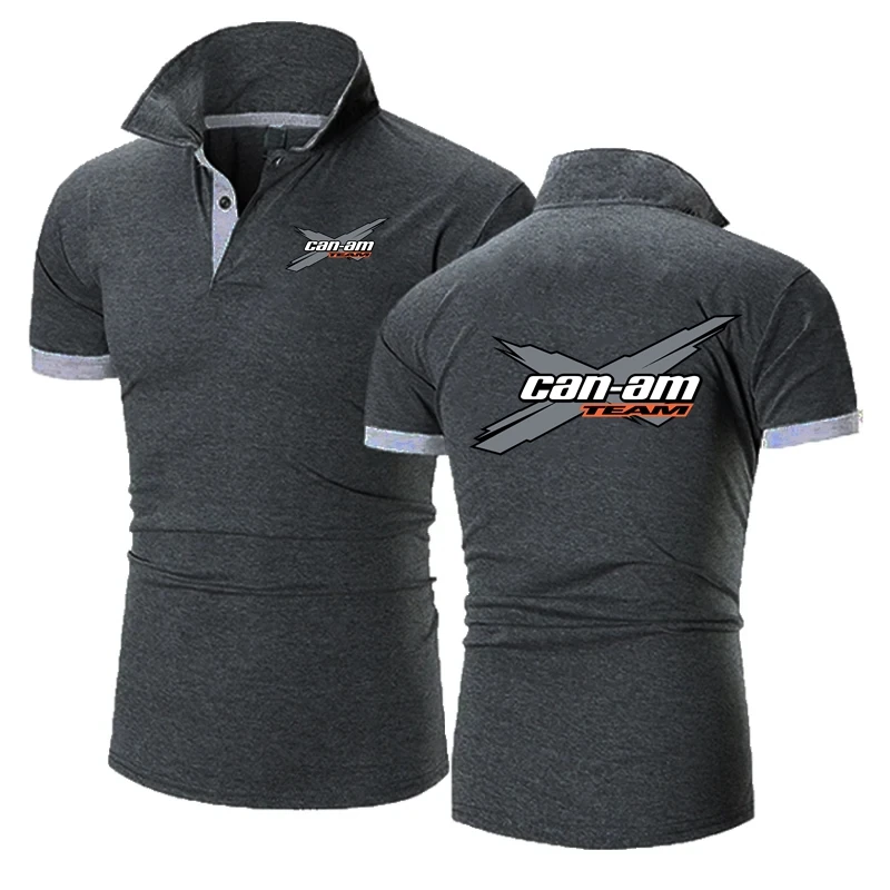 Can Am Off Road Polo Brp Atv Commander Utv Outlander moda masculina CanAm POLO camisas Polos camiseta S-8XL