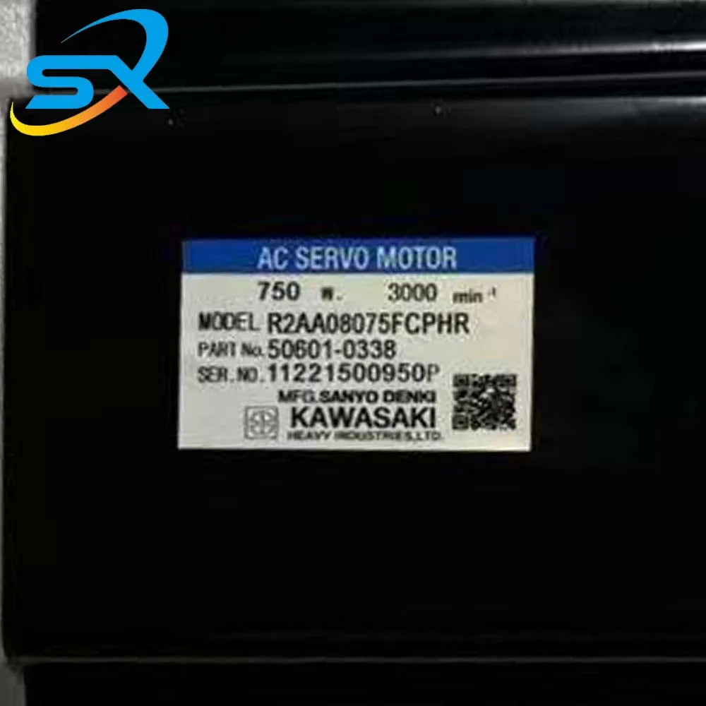 Sanyo AC Servo Motor R2AA08075FCPHR 750w Good condition Works Well For Industriall Automation Please inquire