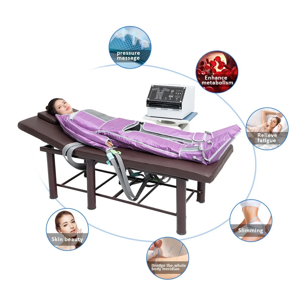 Air Therapy Whole Body Massage Machine Equipment Leg and Arm Recovery Circulation 44 Airbag Pressure