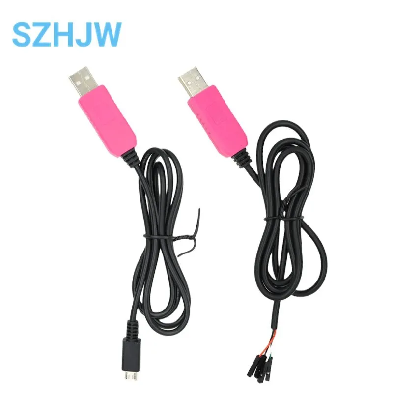 MICRO USB 5PIN 1M CP2102 USB To UART TTL Cable Module 4 Pin 4P Serial Adapter Download Cable Module For Win10 For Raspberry Pi