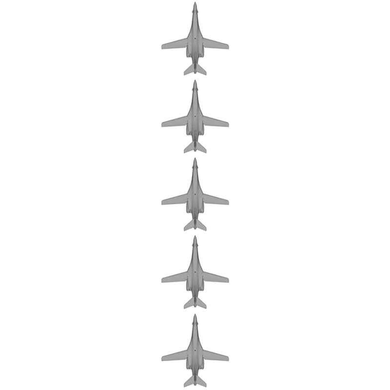 

5PCS 1/2000 1/1500 Scale B-1B Lancer Strategic Bomber Model 3D Printed Bombardment Aircraft for Miniature Airport DIY Display