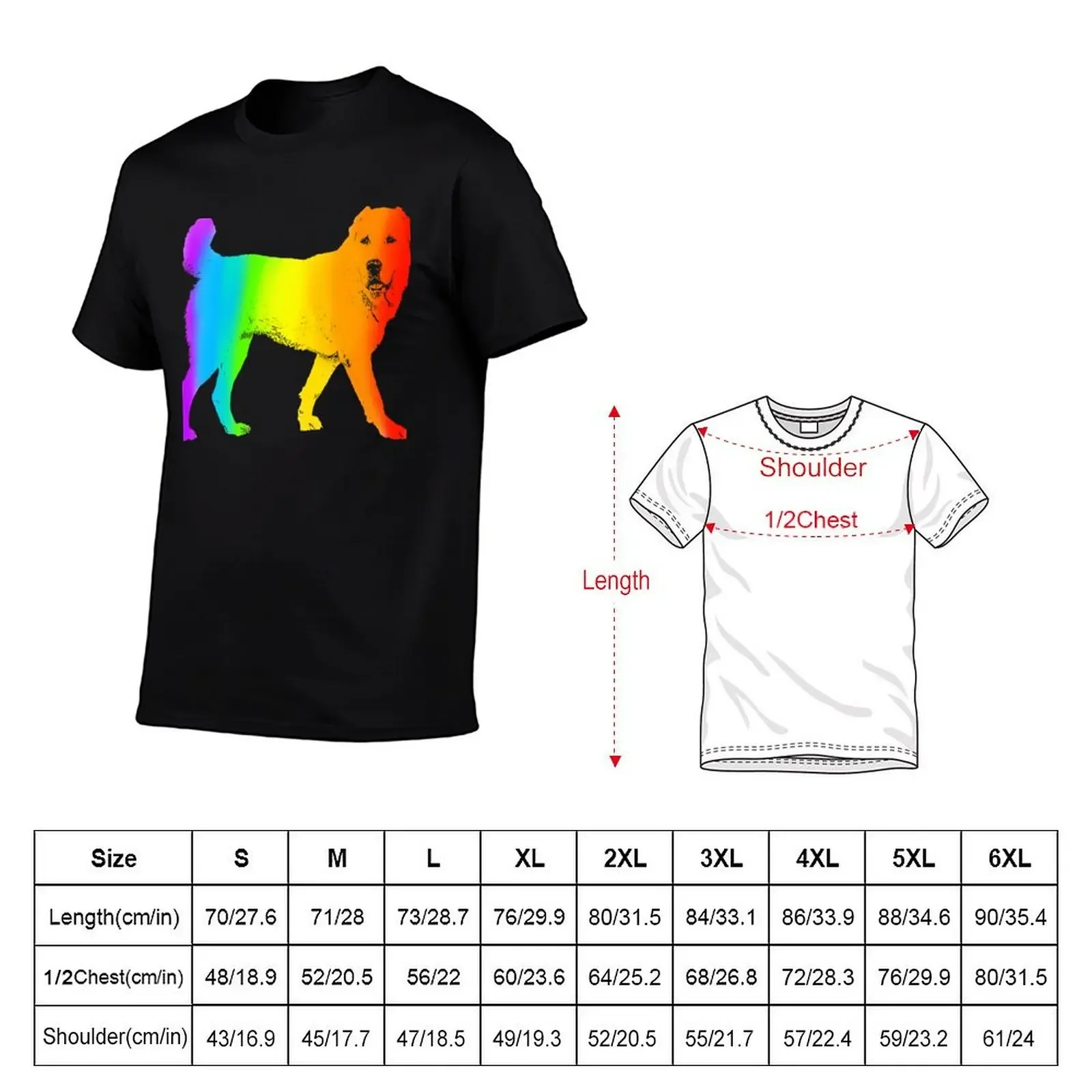 Central Asian Shepherd Dog T-Shirt vintage man clothes shirts graphic tee mens white t shirts