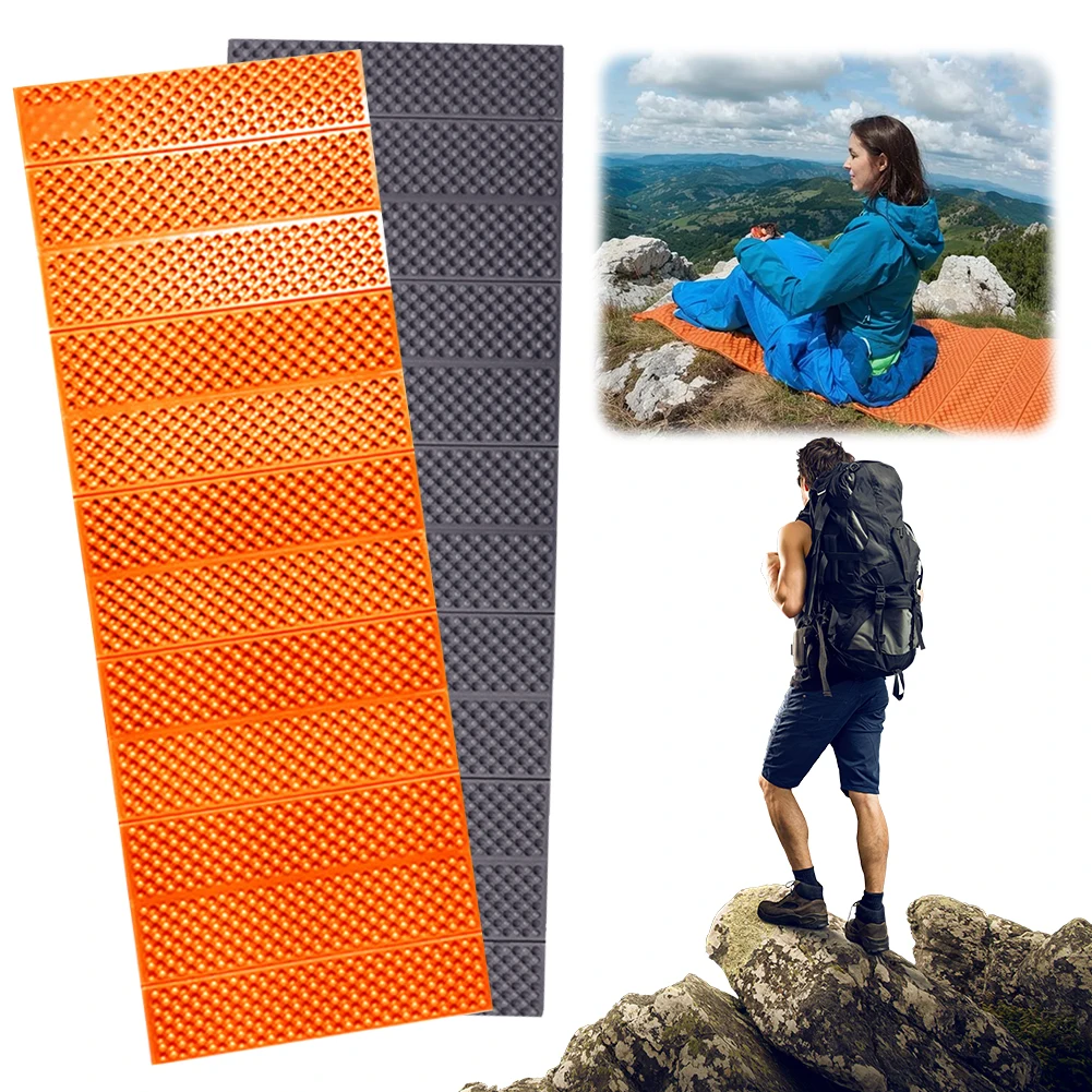 Portable Sleeping Mat Waterproof Egg Nest Sleeping Cushion Foldable Egg Crate Foam Sleeping Pad for Compact Storage
