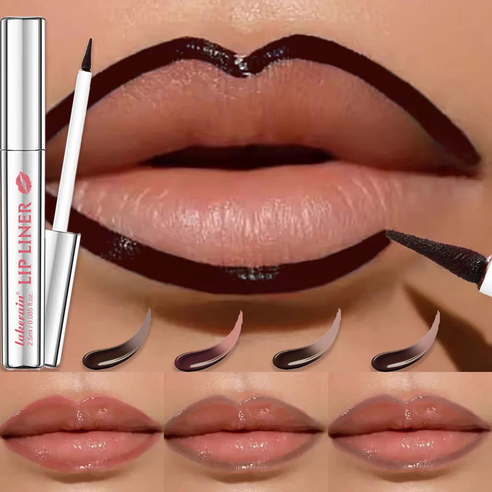 Delineador de Labios Mágico Peel-Off Mate de Larga Duración, Resistente al Agua, a las Manchas y al Transfer, Tatuaje de Labios Peel-Off