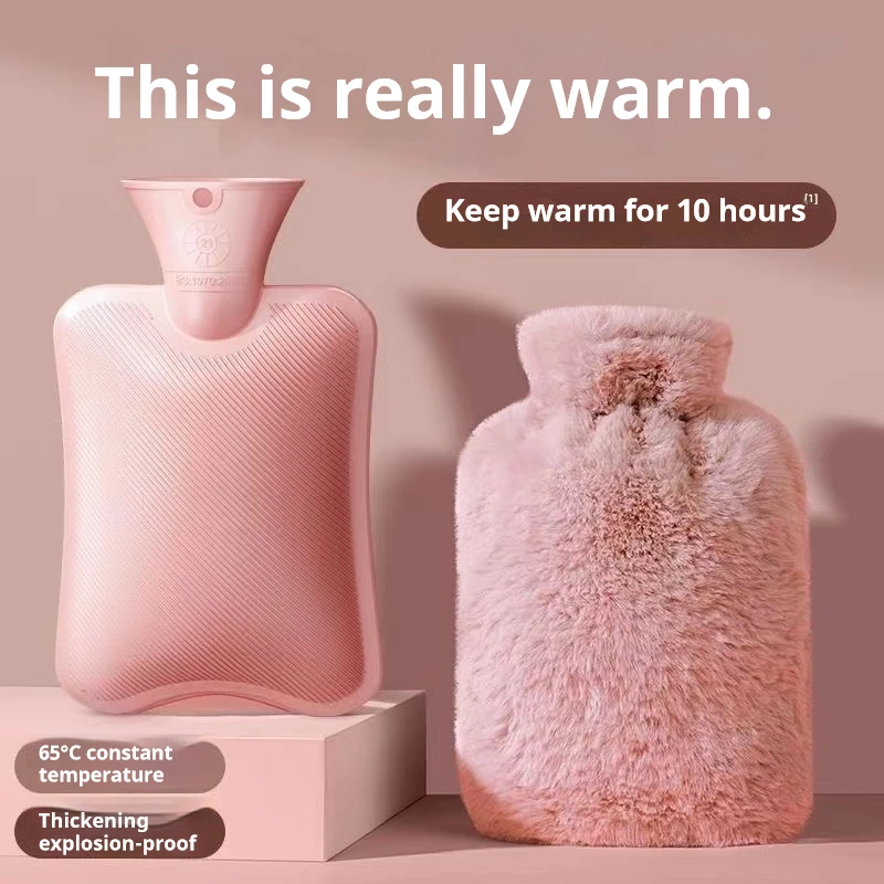 

Мешок для горячей воды Съемная грелка для рук, горячая упаковка можно использовать повторно Женская грелка для живота, 1000/2000 мл, грелка для рук, сумка для горячей воды