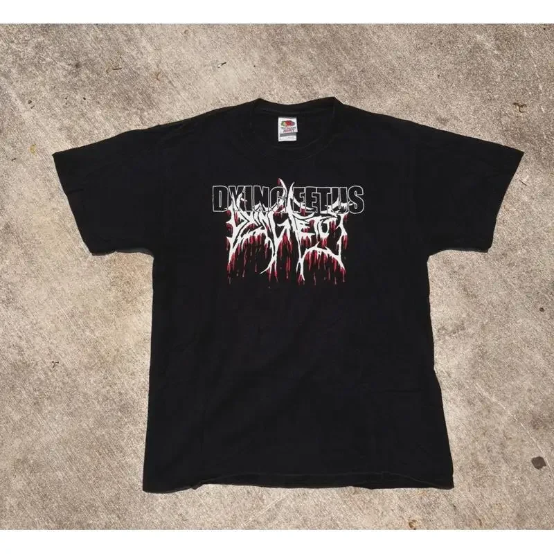 Vintage 2003 Dying Fetus World Tour T Shirt Brutal Death Metal Size L