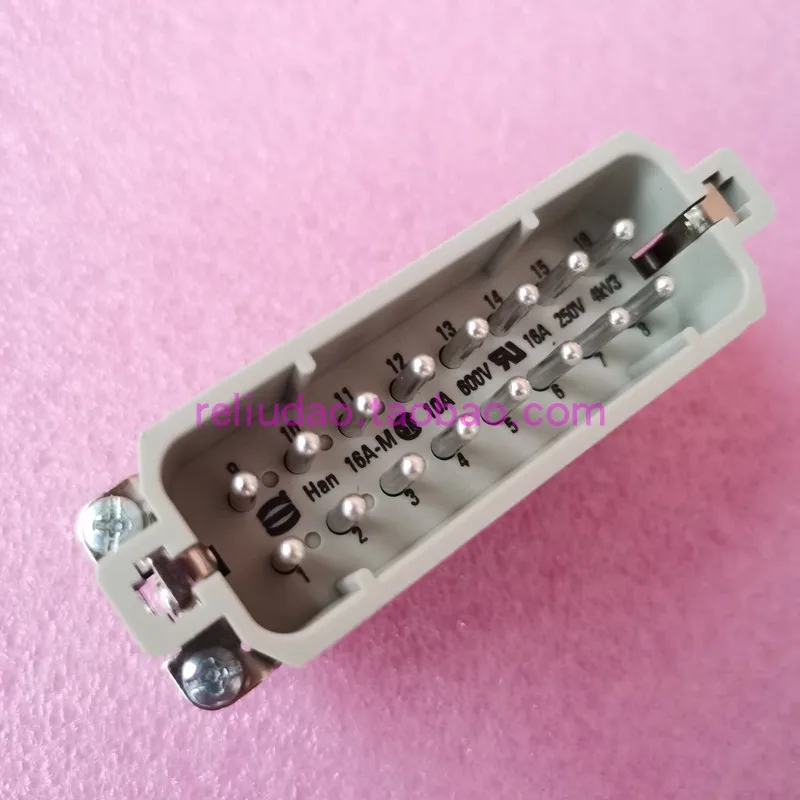 Connector 09200162612 Male Plug HAN-16A-M Precision Small P16A/250V
