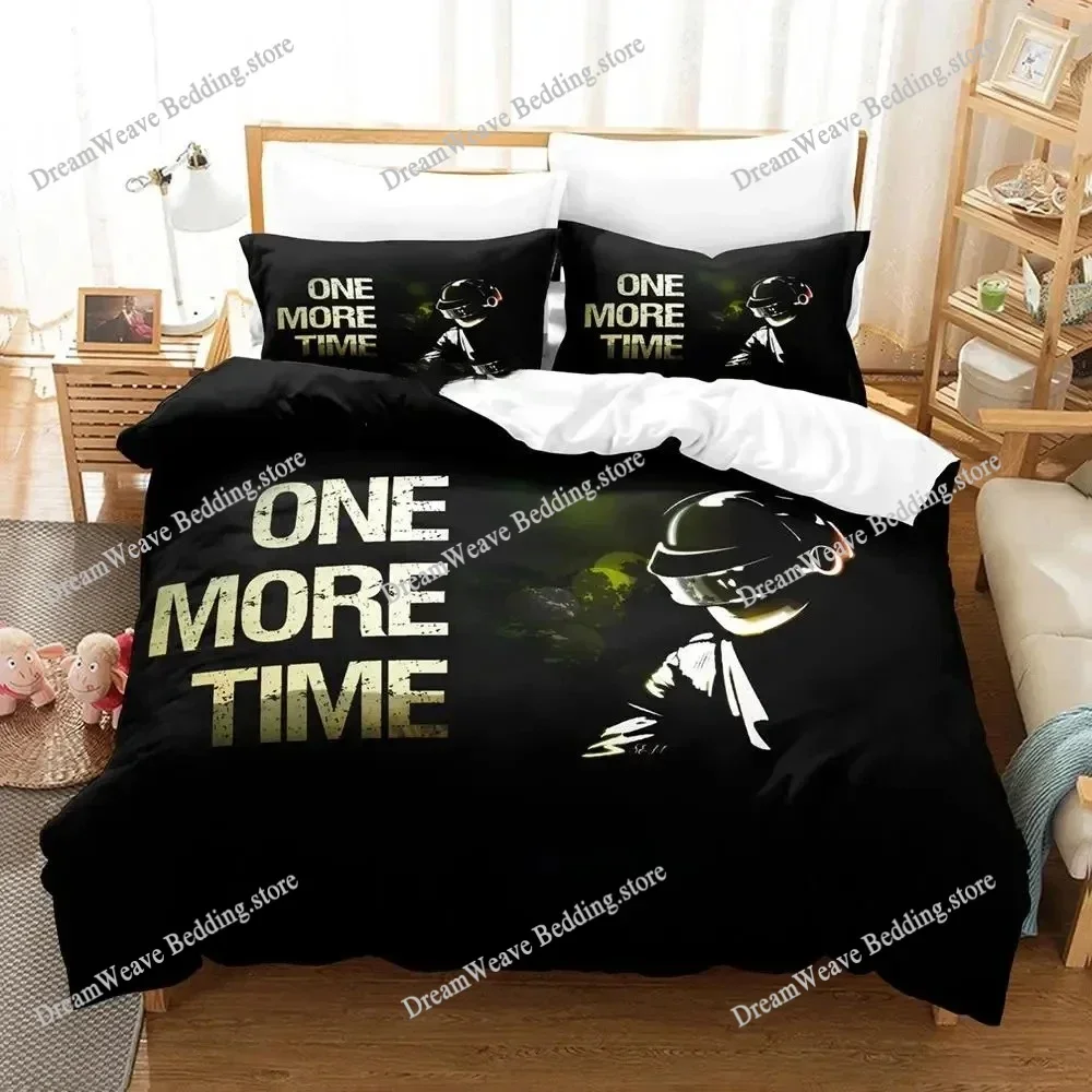 2025 Hip Hop Daft Punk Adult Boys Cartoon Anime 3 Piece Set Kawaii 3D Duvetcover Sets Casal Bedding New Home Textileextile 6