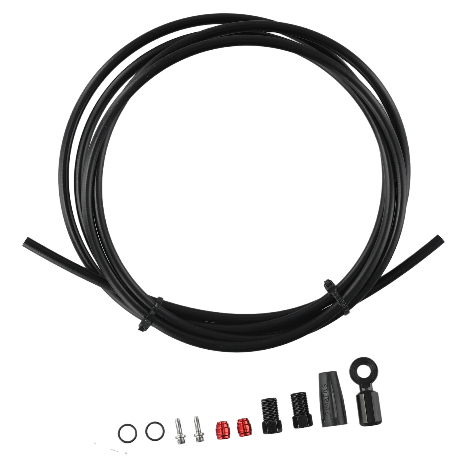 Seamless Performance Guaranteed with this Bicycle Hydraulic Brake Hose Kit for SRAM Flat Mount HRD Red Force Apex