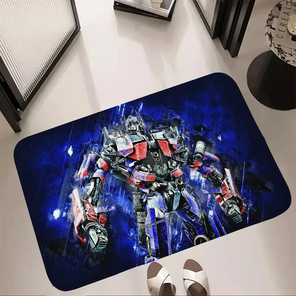 Transformers Front Door Mat Outdoor Carpets Cute Room Decor Carpet for Home Entrance Doormat Entrance to Home Bathroom Floor Mat