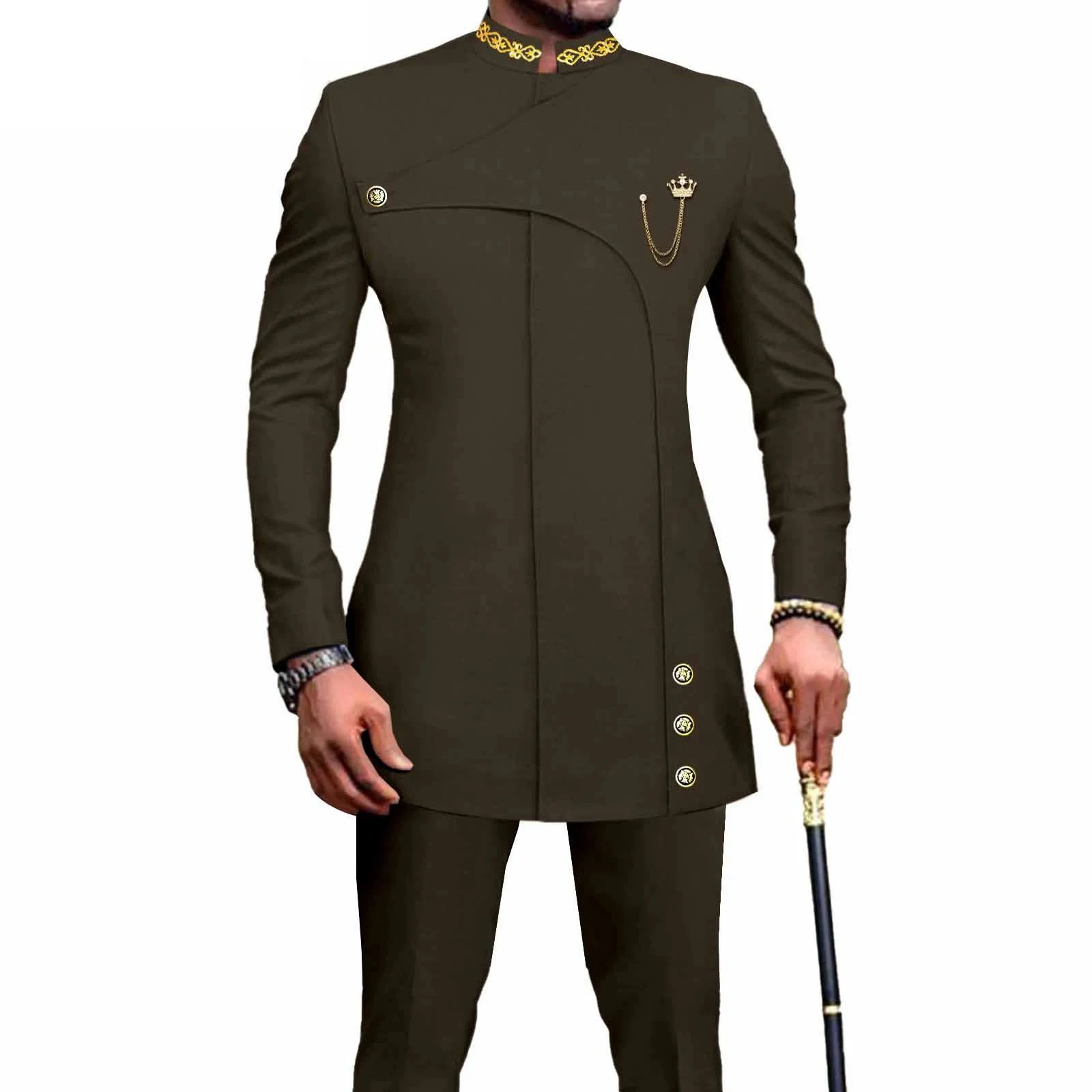 새로운 캐주얼 남성 정장 슬림 투피스 세트 의상 옴므 정장 의상 옴므 Pour Mariage Terno Masculino Completo