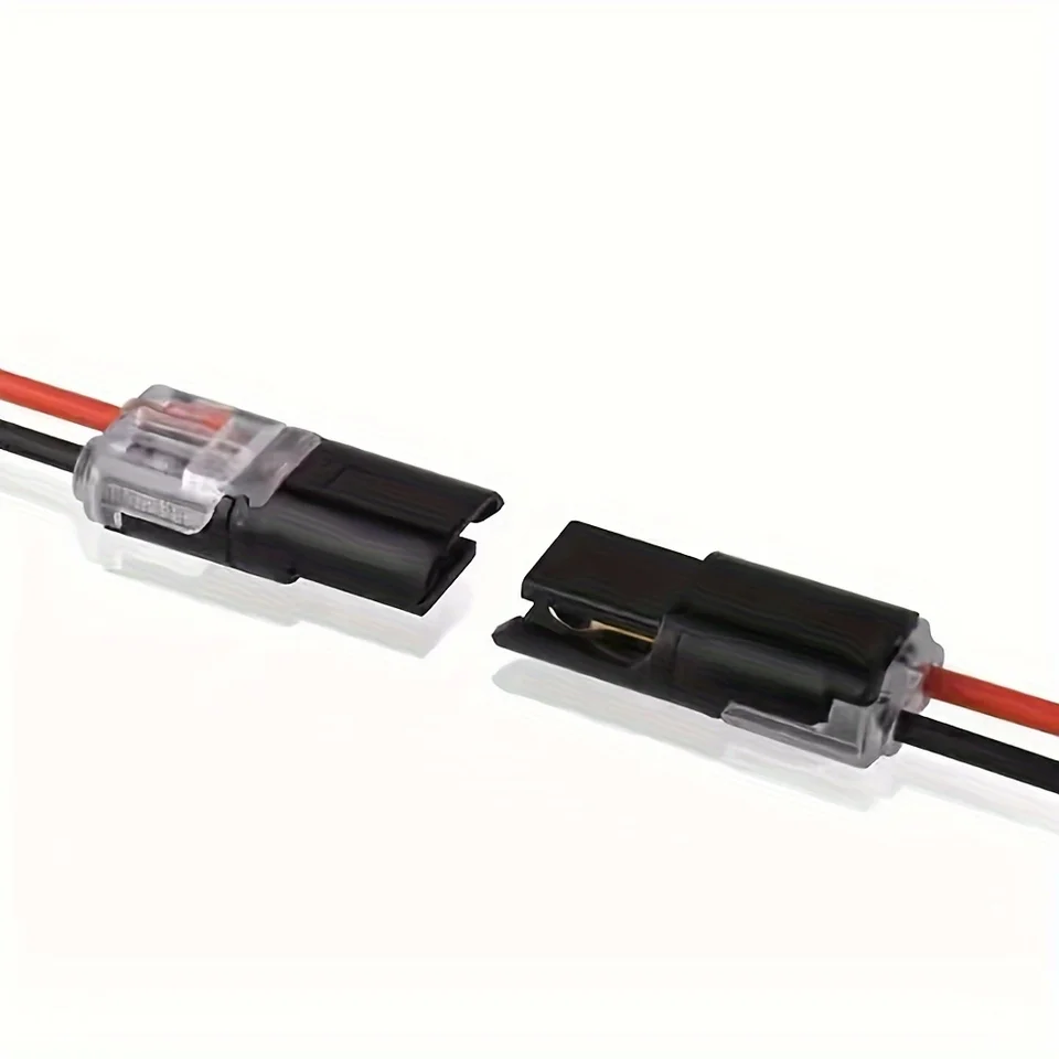 Produktbild von Fengpeng D2 Dual-Line LED-Steckverbinder – 10 Stück, Lötfrei, Abisolieren & Klemmen – Für 220 V, Schnell & Sicher