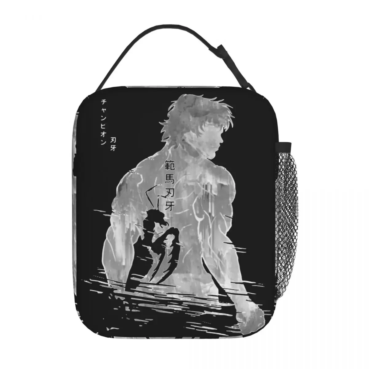 Demonic Mantis Hanma Baki The Grappler Thermal Insulated Lunch Bag for Picnic Portable Bag Men Women Thermal Cooler Food Box