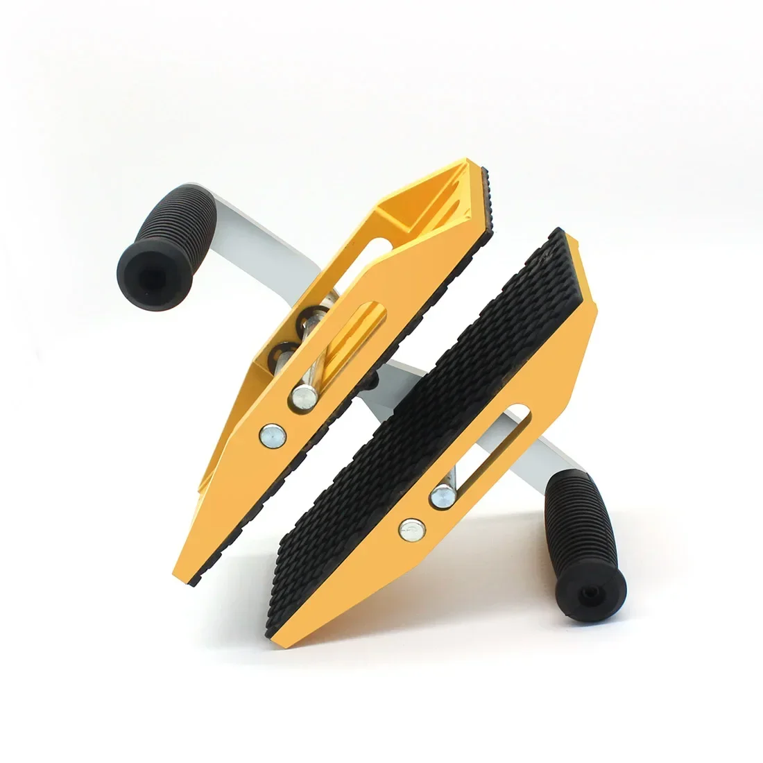 

Hot sales 2Pack Double Handed Carrying Clamps Granite Marble Slab Clamp, Ceramic Plate Glass Lifting Tool Yellow Color