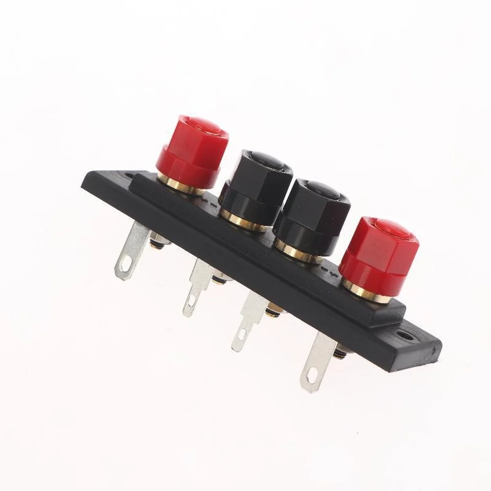 Audio Speaker Terminal Output 4 Position Terminal Soundbox Speaker Wiring Board For Power Chassis And Speaker Terminals