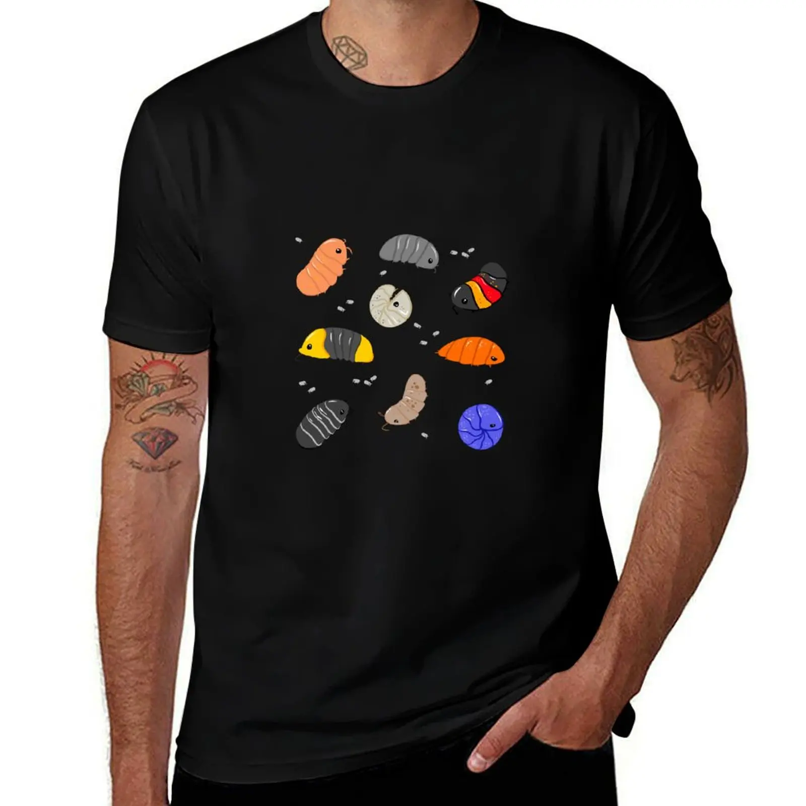 Isopod Pattern T-Shirt Plus Size Non-Shrink T-Shirt