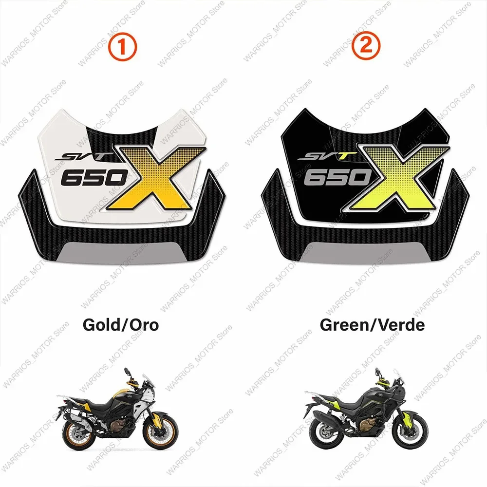 3D Motorcycle Tank Pad Sticker Protector For QJ Motor SVT 650 X SVT 650 X