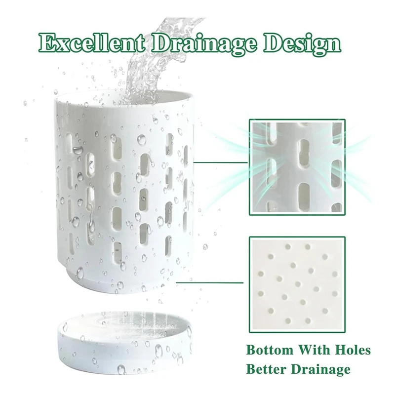 ABUL-Orchid Pots With Holes,4 Inch  Orchid Pot For Repotting, Plant Pot For Repotting Orchids And Other Flowers