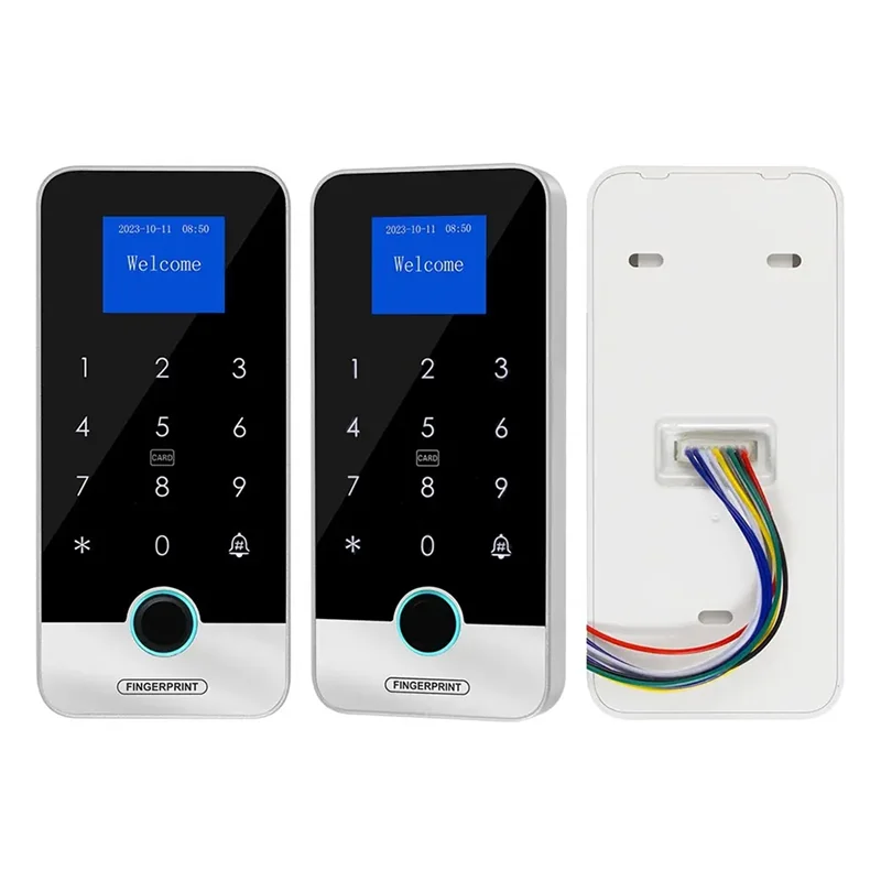 

A41T Bluetooth Tuya Клавиатура Приложение Умная клавиатура с отпечатками пальцев Сенсорная IP65 Водонепроницаемый 13,56 МГц Устройство открывания дверей (S300X)