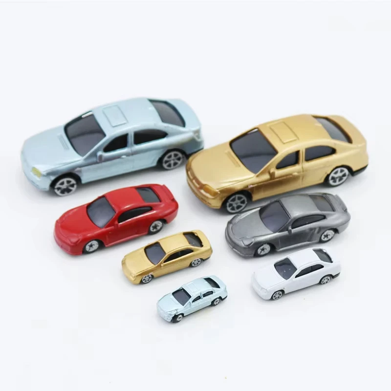 Mini Scale 1:75 1:100 1:150 1:200 Model Small Car Diy Sand Table Building Model Material Road Scene Layout Kit Diorama Accessory
