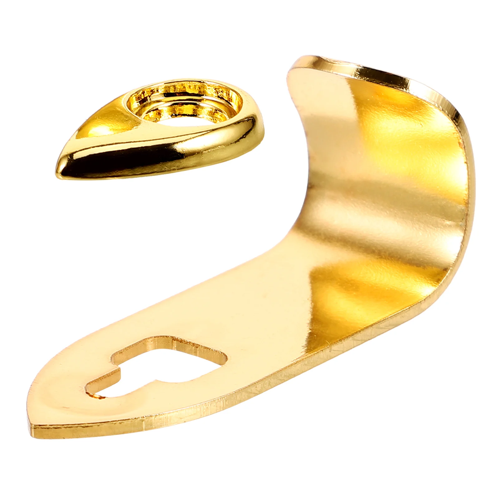 

Saxophone Thumb Rest Golden Metal Hook for Alto Tenor Sax Easy Install Durable Musical Instrument Accessories Replacement Part